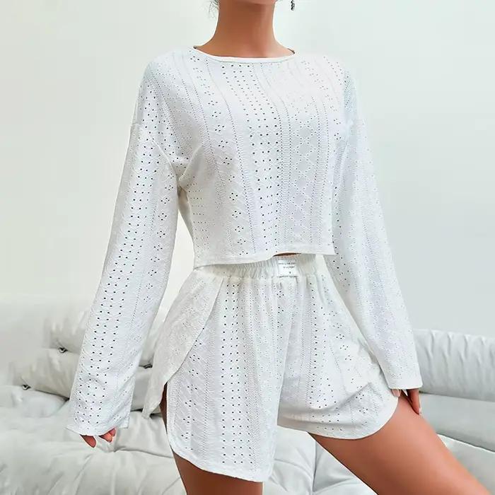 Ensemble de pyjama à manches longues pour femmes