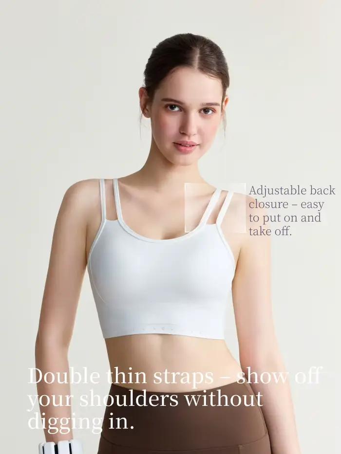 SUJIIN Soutien-gorge de sport d'été pour femme