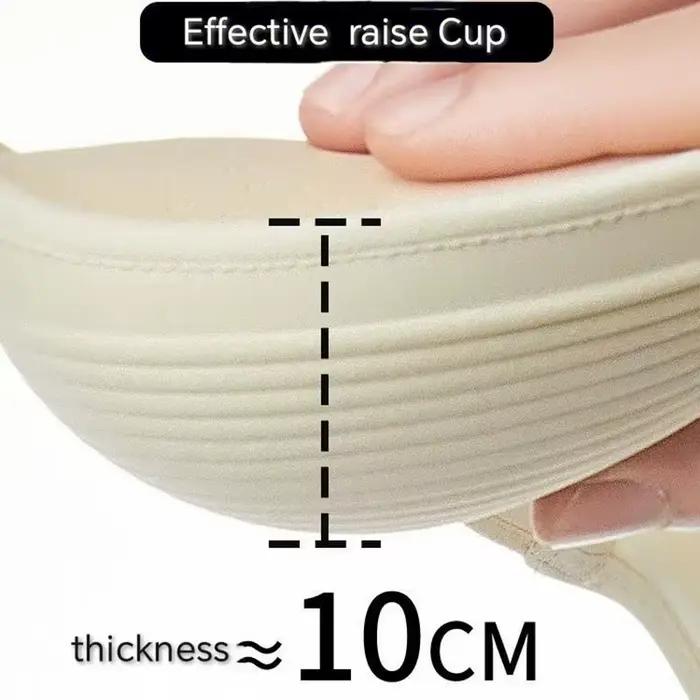 (Soutiens-gorge pour petits seins et pechos plats) Lingerie Ultra-épaisse de 10cm pour femmes sans couture Push Up