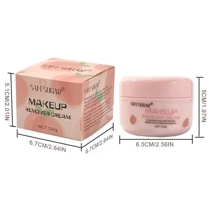 Baume démaquillant fruité doux, hydratant, nettoyage en profondeur, Non irritant pour les yeux et les lèvres