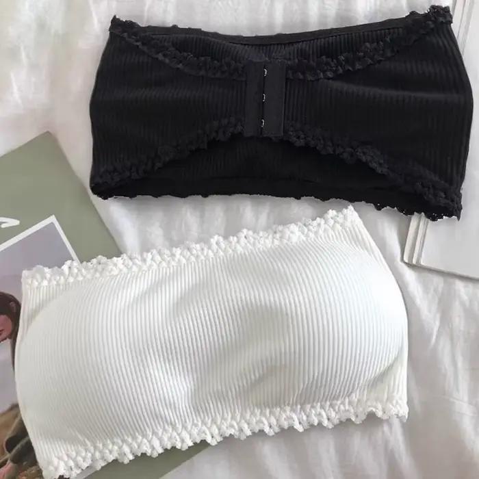 Soutien-gorge sans bretelles en dentelle pour femmes