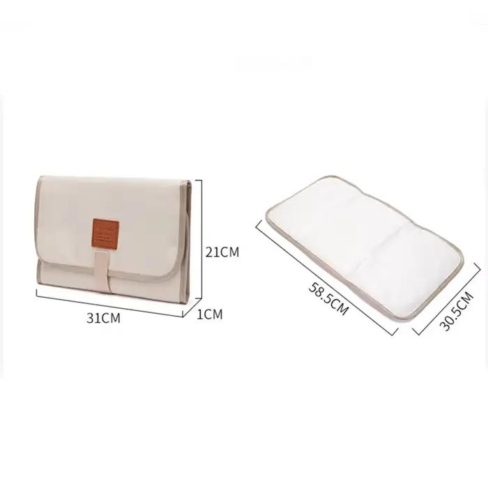 Tapis à langer Portable pliable et lavable pour bébé, Compact, pour voyage, imperméable, pour changer de sol, tapis de jeu