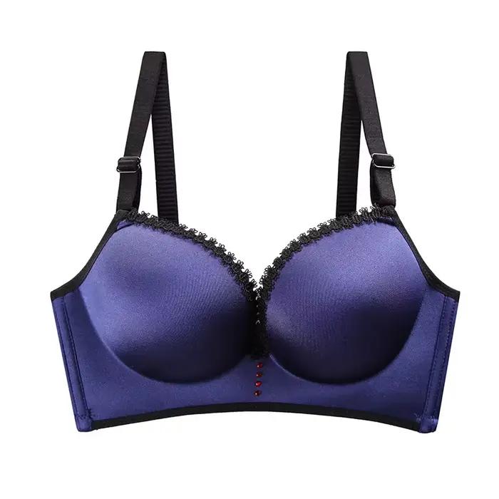 Ensemble soutien-gorge bandeau épaissi style Princesse Tang pour femme