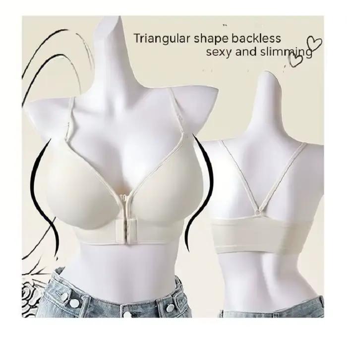 Soutien-gorge push-up épais avec fermeture frontale de 12 cm – Rehausseur rembourré ultra