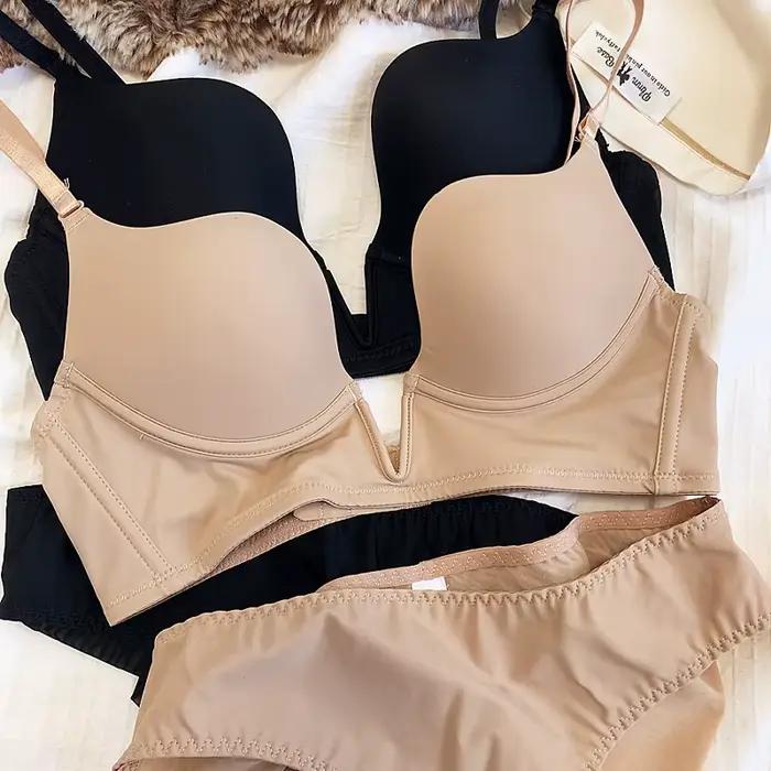 Ensemble de soutien-gorge plongeant sexy pour femme