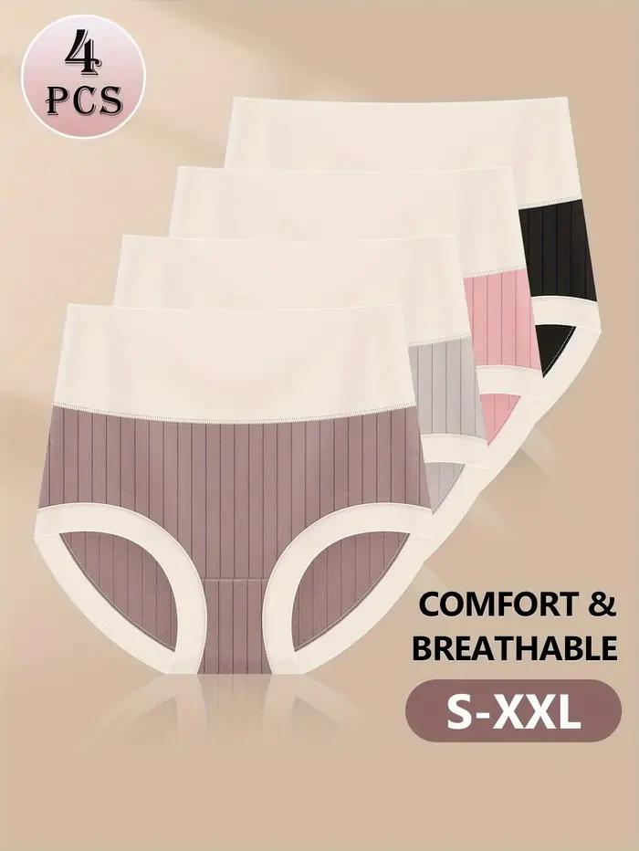 Culotte Taille Haute Confortable en Coton pour Femme