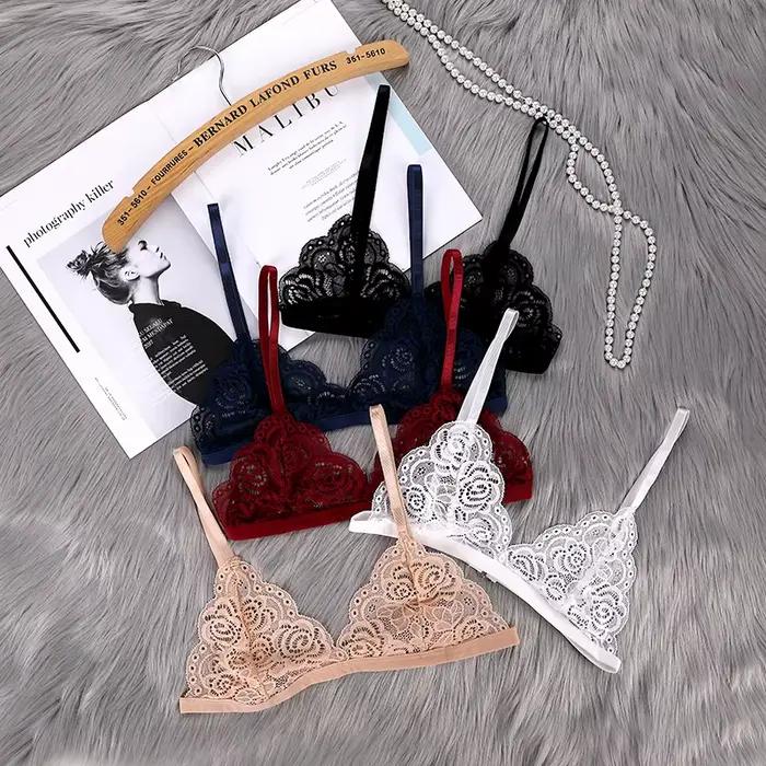 Soutien-gorge fin sans coussinet de poitrine pour femmes
