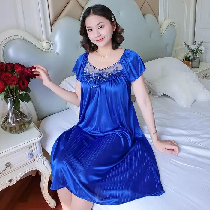 Chemise de nuit femme vêtements de détente dames chemises