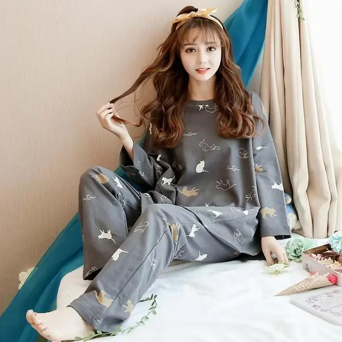 Pyjama à manches longues pour femmes
