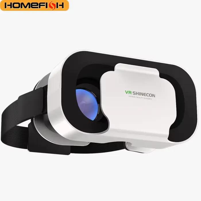Lunettes VR Casque 3D Réalité Virtuelle Dispositif Casque Lunettes Lentilles Smartphone Mobile Téléphone Intelligent Realidade Viar VR