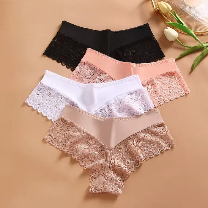 Printemps romantique dentelle boxeurs pour femmes sous-vêtements Sexy
