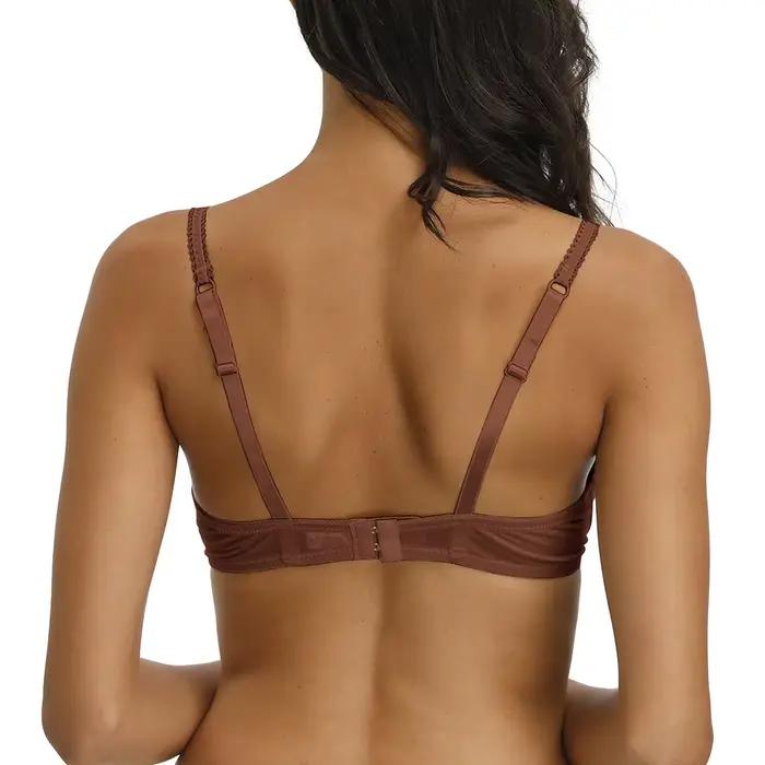 Soutien-gorge en maille de dentelle transparente sexy pour femmes