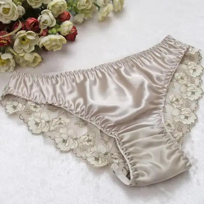Culotte sexy en soie 100% naturelle pour femme