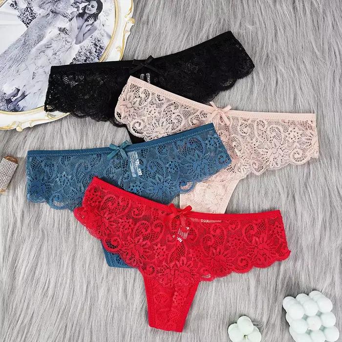 Culottes string en dentelle pour femmes