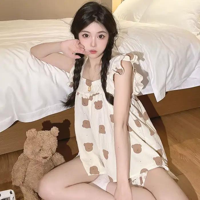 Pyjamas d'été pour femmes ensembles de pyjama ensemble Sexy
