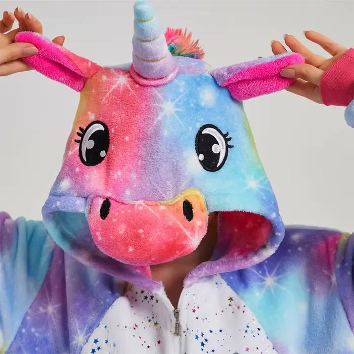 Animal Onesies Kigurumi licorne pyjamas ensemble femmes hiver