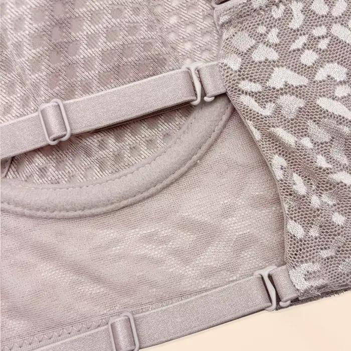 Lingerie française sexy en dentelle léopard pour femmes