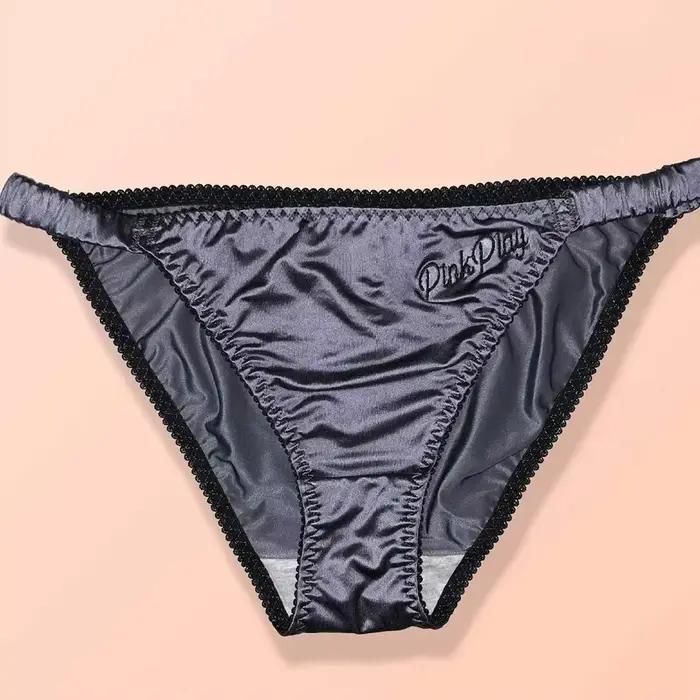 2025 nouvelles femmes Sexy soie Satin culottes dames Lingerie sous-vêtements intimes