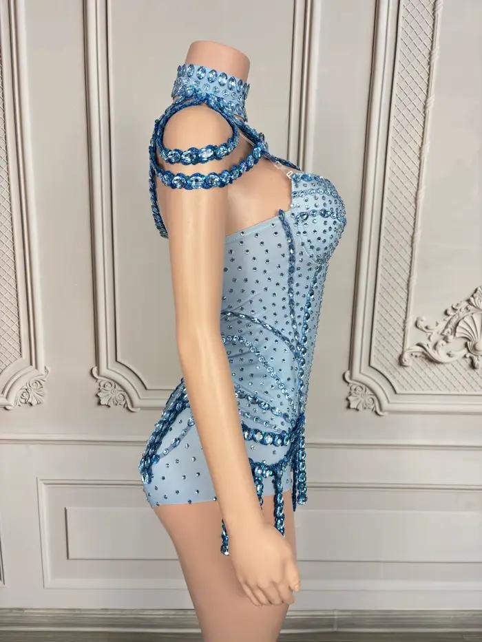Combinaison Corset Sexy avec Col Amovible
