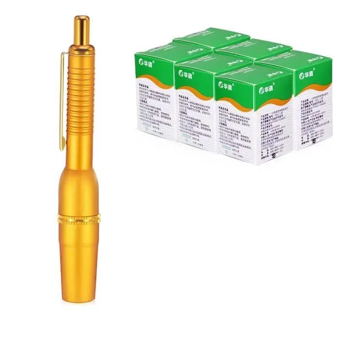 Stylo à aiguille pour cueillette de sang, stylo médical de collecte de sang domestique, saignement de la fleur de prunier, Point de collecte de sang