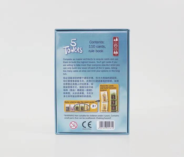 Jeu de société 5 tours pour 2 à 6 joueurs, jeu de cartes rapide, jeu de stratégie amusant