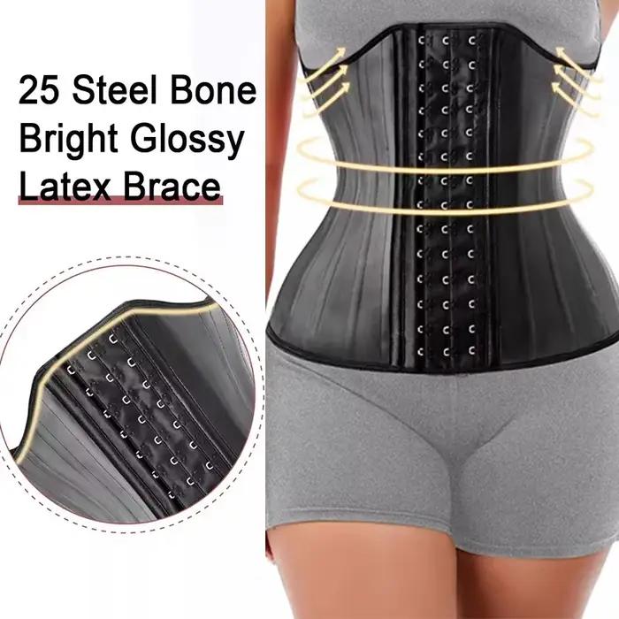 Body Shaper Shapewear Femmes 25 Os Acier Latex Taille Formateur Corset Shapewear Minceur Vente Modélisation Sangle Ceinture Réductrice Occasions Spéciales