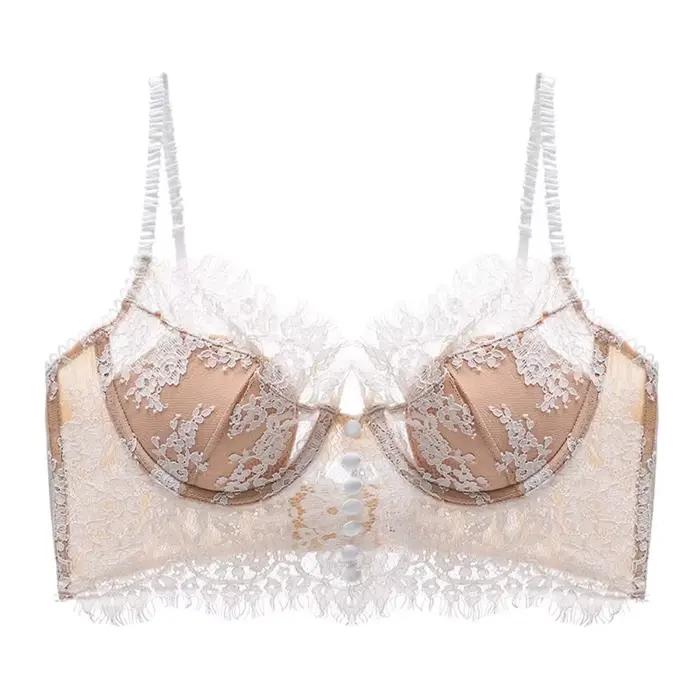 Soutien-gorge en dentelle ultra-mince pour femme