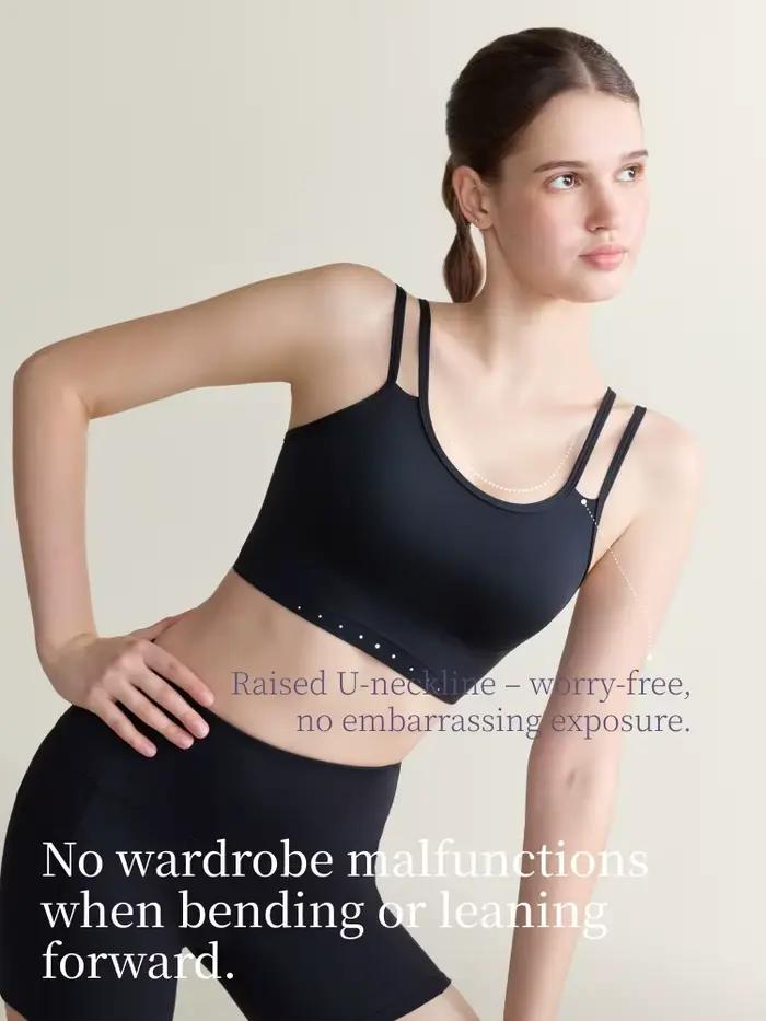 SUJIIN Soutien-gorge de sport d'été pour femme