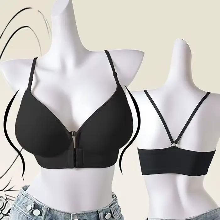 Soutien-gorge push-up épais avec fermeture frontale de 12 cm – Rehausseur rembourré ultra