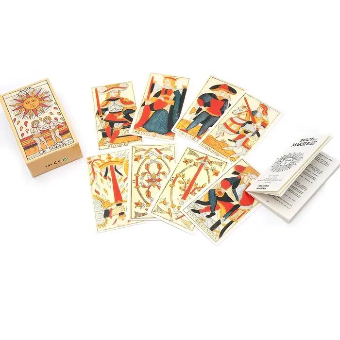 2025 Nouveau Tarot de Marseille de Conver 78 Lames livret français 78 cartes du Tarot de Marseille publié