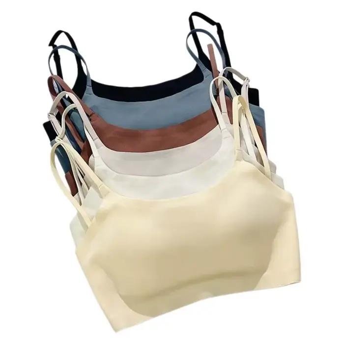 Soutien-gorge sans fil invisible antichoc en U pour femme