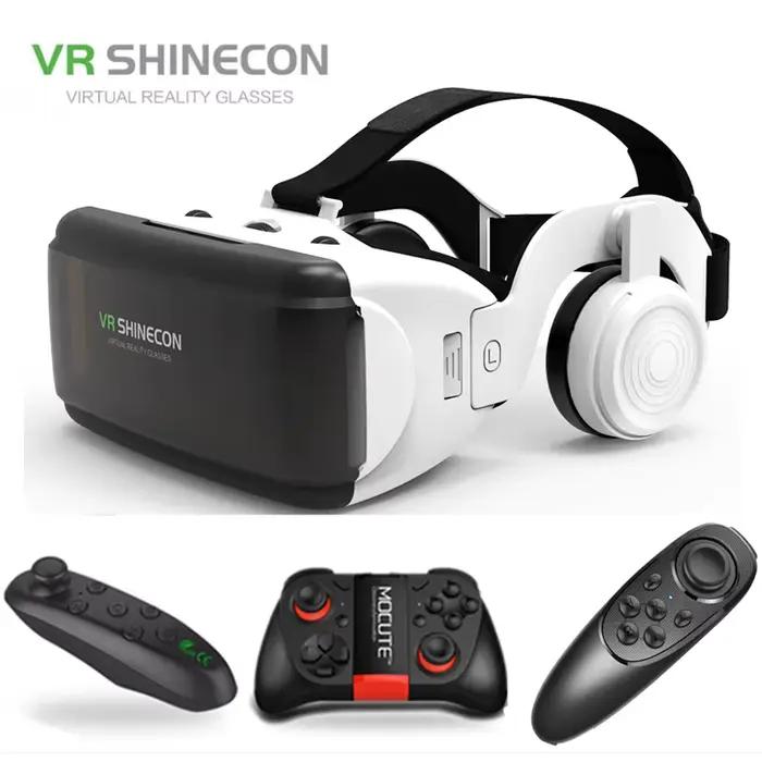 Lunettes de réalité virtuelle 3D VR lunettes Shinecon Pro VR casque en carton lunettes virtuelles pour smartphone ios Android