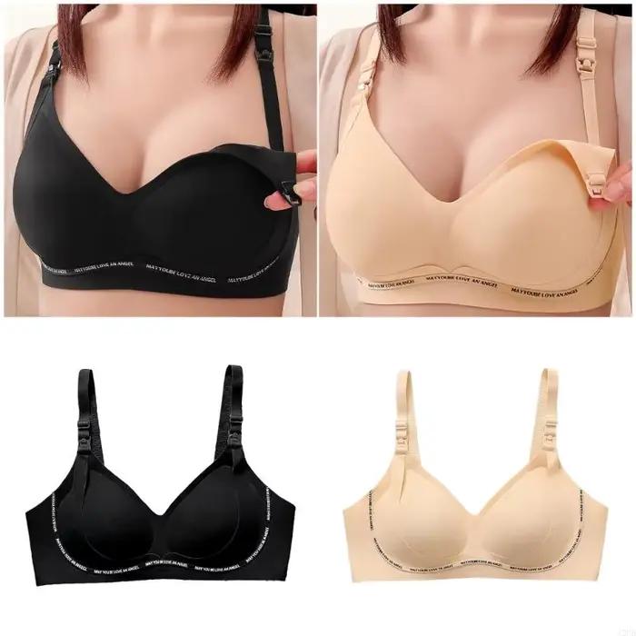 Soutien-gorge d'allaitement lisse offrant soutien doux respirant pour améliorer le confort levage pendant grossesse