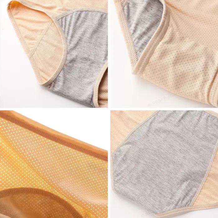 Grande taille 6XL 7XL 8XL rose étanche période menstruelle culotte confort maille femme sous-vêtements femmes slips Lingerie