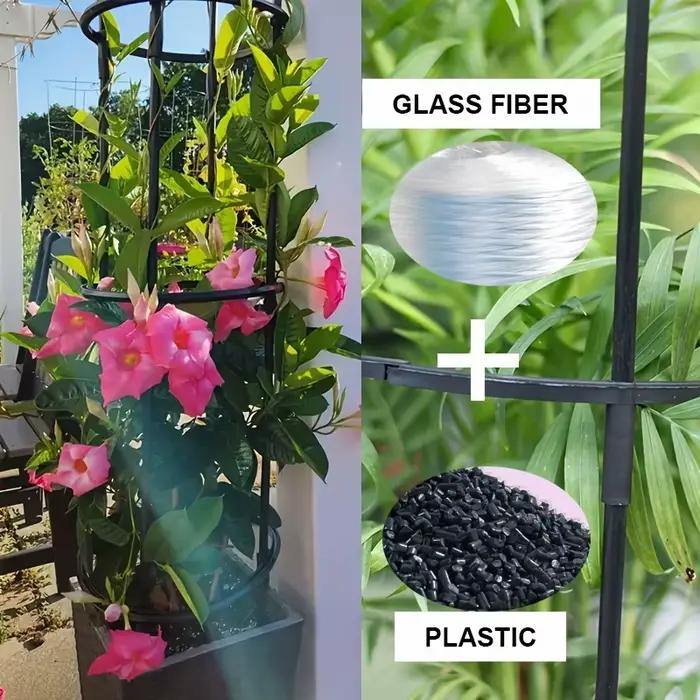 Support pour plantes en treillis de jardin, obélisque en tour, utilisé pour grimper les vignes et les supports de fleurs, tour légère pour plantes