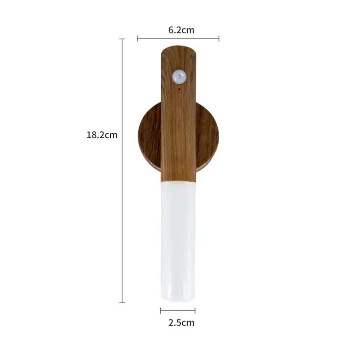 Lampe LED de nuit à chargement USB, à détection intelligente de mouvement, pour chevet, armoire, éclairage domestique, lampe à capteur de mouvement