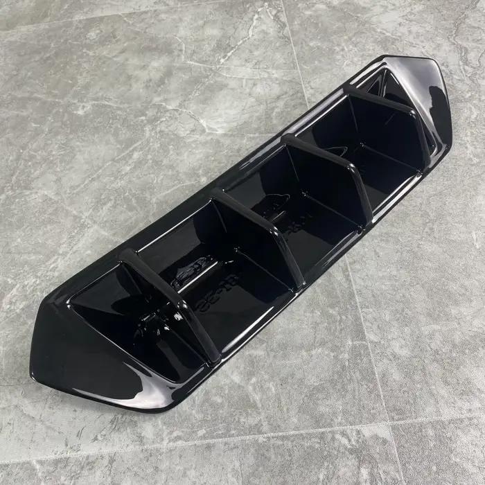 Diffuseur de pare-chocs arrière de voiture, Design Maxton noir brillant, pour Seat Ibiza FR/Standard Mk5 2017 – 2024, kits de carrosserie de cantonnière arrière de réglage