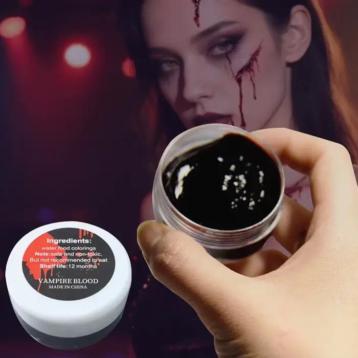 Pour Halloween Cosplay sang épais faux caillot Gel de sang maquillage Vampires cicatrices faux sang maquillage Festival Halloween maquillage