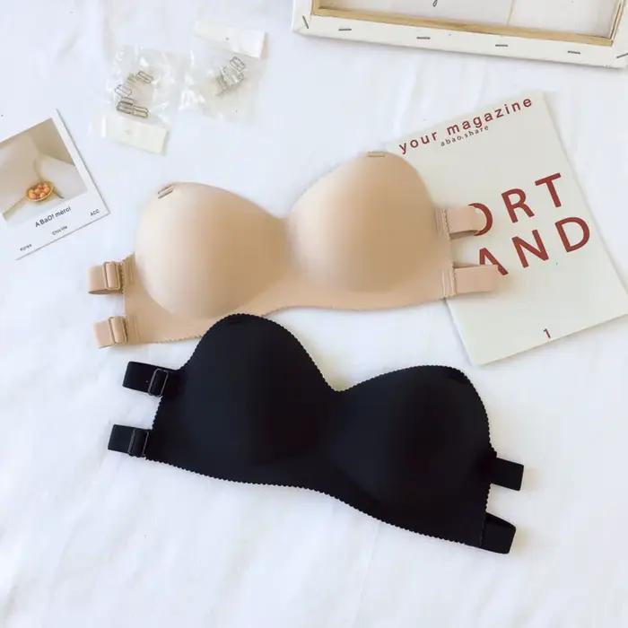 Soutien-gorge push-up sexy sans bretelles pour femme