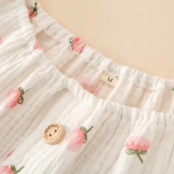 Chemise de nuit décontractée 100% coton pour femmes