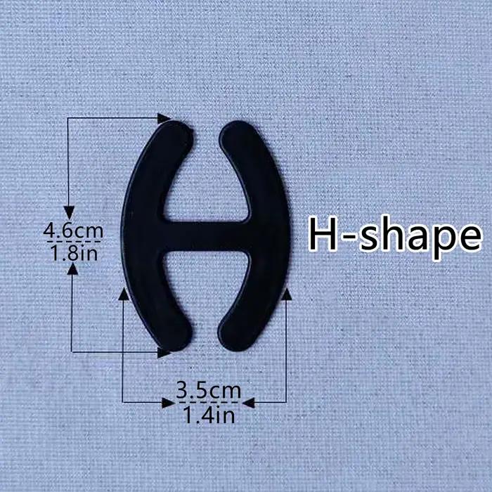 Clips de sangle de soutien-gorge en forme de H, support de dissimulation de sangle de soutien-gorge pour femmes, boucles antidérapantes, Clips de contrôle de décolleté pour soutien-gorge 12 pièces