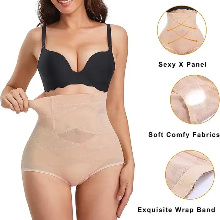 Taille haute corps Shaper ceintures en forme de X contrôle du ventre Shapewear culotte minceur