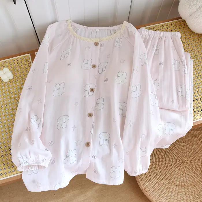 Pyjama en dentelle à fleurs pour femmes avec coussinets de poitrine