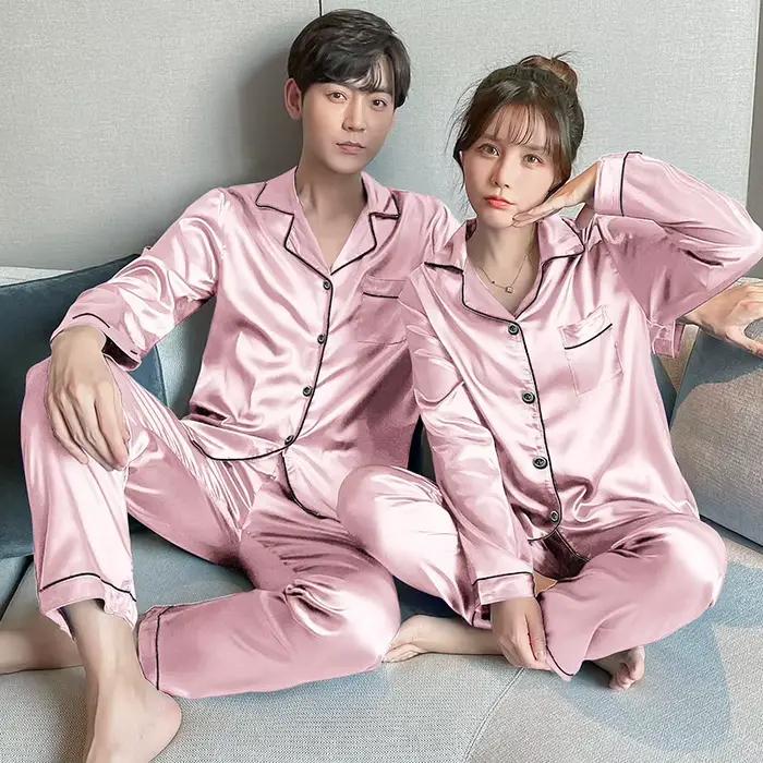 Pyjama à manches longues pour hommes et femmes