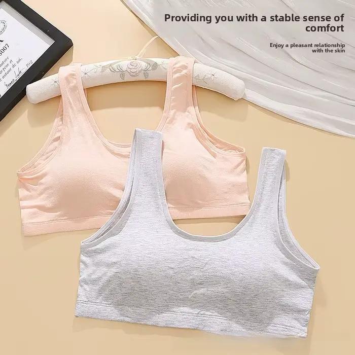 Soutien-gorge en coton à bonnets fixes pour femmes grandes tailles