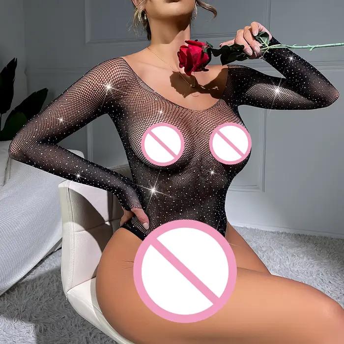 Lingerie sexy en résille pour femmes