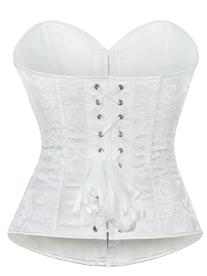Corset sexy en acier serre-taille avec lacets vintage pour femmes pour des occasions spéciales et des tenues sophistiquées