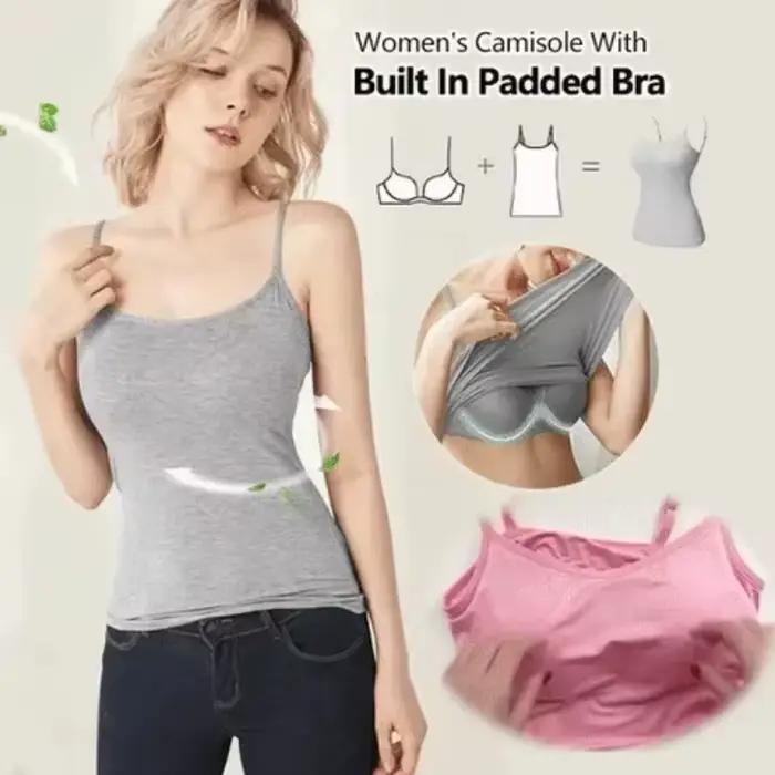 Camisole astronomique avec soutien-gorge rembourré intégré pour femme