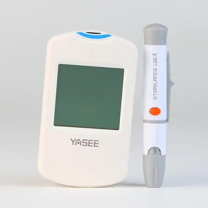 Test de glycémie, cétone et acide uricique, grand écran LCD, Kit de glucomètre, testeur de cétone dans le sang pour le diabète, multifonction 3 en 1