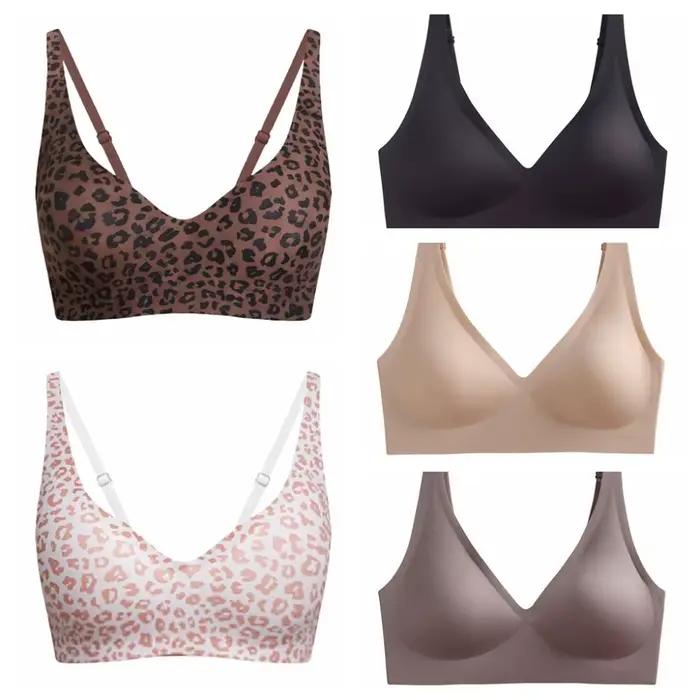Soutien-gorge léopard sans couture ajusté